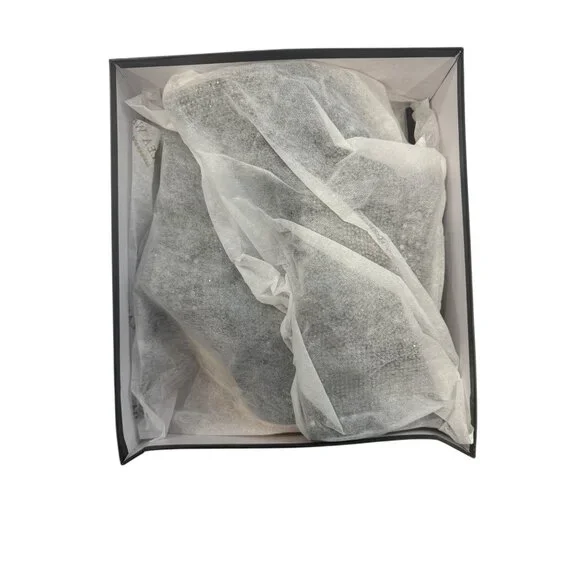 Azalea Wang Studded Stiletto Ankle Boots Black Rhinestone Pointed Toe High Heel - Picture 4 of 5